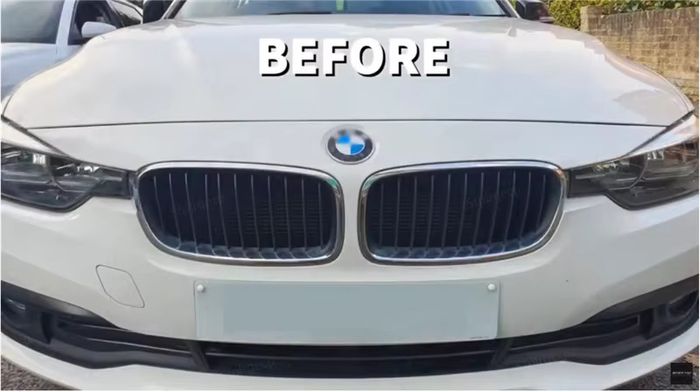 Front Kidney Grille for BMW 3 series F30 F31 F35 316i 318i 320i 328i 330i 2011-2019 Car Replacement Racing Grille Gloss Black
