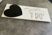 Wedding Countdown Plaque
