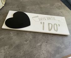 Wedding Countdown Plaque