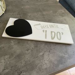 Wedding Countdown Plaque