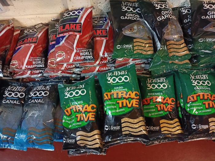 Fishing bait rods lines reels waders lures feeds jackets rod holders and other fishing gear