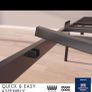 single bed in white metal Image 2