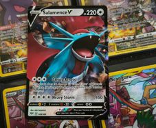 Salamence V ! Ultra Rare ! from Darkness Ablaze Set ! 2020 ! Pokemon Card !