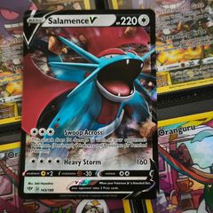 Salamence V ! Ultra Rare ! from Darkness Ablaze Set ! 2020 ! Pokemon Card !