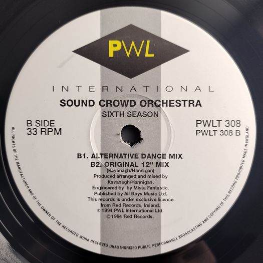 Sound Crowd - Sixth Season - PWL International - EXCELLENT NICK!