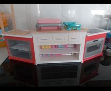 Barbie playdough kitchen set