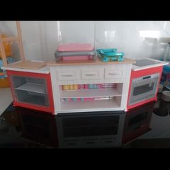 Barbie playdough kitchen set