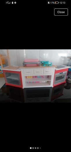 Barbie playdough kitchen set