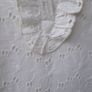White Lace/Brocade Dress Image 3