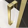 Brushed Brass Easy Clean 8mm Sliding Shower Door 1100mm - Easy Fix Feature Image 4