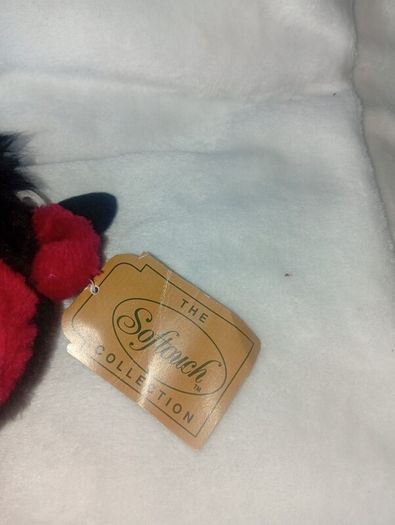 vintage Fred the red mascot for Manchester United 1997/1998 with tags