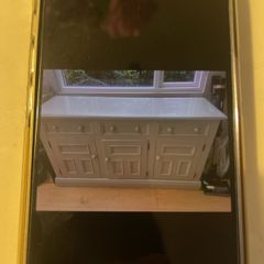 Mexican Pine Dresser with Glass Top