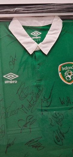 Signed Framed Ireland Euro 2016 Shirt