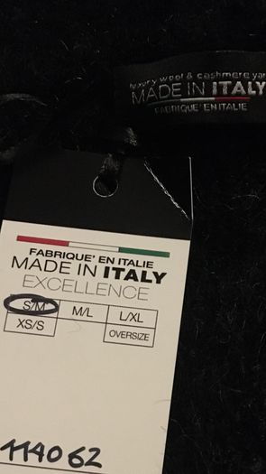 Italy cardigan size 8