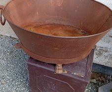 Antique large garden planter