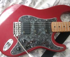 Squier Korean Strat with Steve Lukather EMG pickups