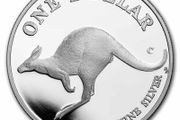 1998 Australia 1 Dollar 1 Oz Silver Bullion Coin Kangaroo Proof ( In Capsule)