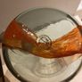 Tall Kerry Vintage Crafted  glass eleven inch hand made glass pitcher Image 8
