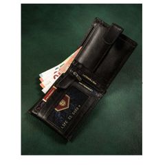 Vintage Style Wallet - genuine leather - new/in a box