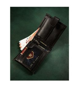 Vintage Style Wallet - genuine leather - new/in a box