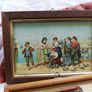 Lot of 4 small reproduction pictures with frame Image 2