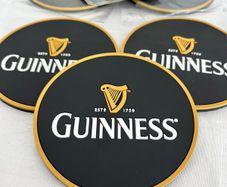 guinness rubber coasters