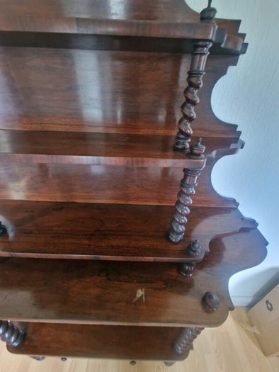 victorian mirrored sideboard/ buffet shelfs