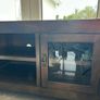 Dark wood tv unit/cabinet Image 2