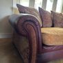Vintage Tetrad Cleveland 3 & 4 seater sofa suite with footstool Image 4
