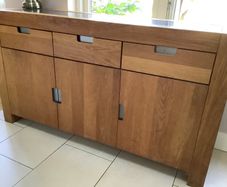 Oak Sideboard with Stone Insert - Richard Stamp