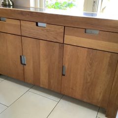 Oak Sideboard with Stone Insert - Richard Stamp