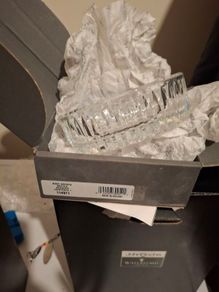 Waterford crystal coaster holder