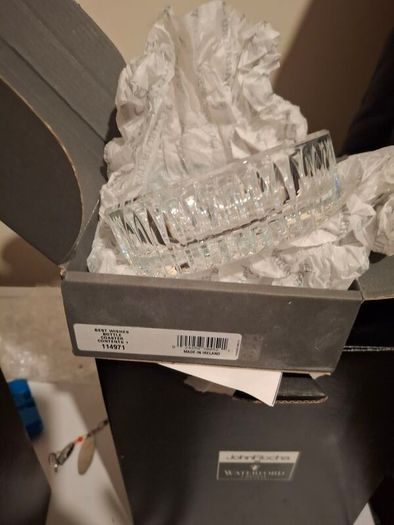 Waterford crystal coaster holder