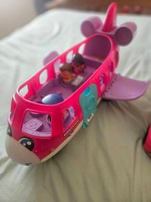 Barbie little people plane