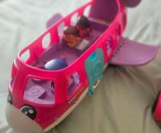 Barbie little people plane