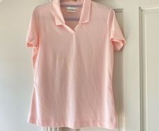Nike Golf Women's Short Sleeve V-Neck Polo Shirt