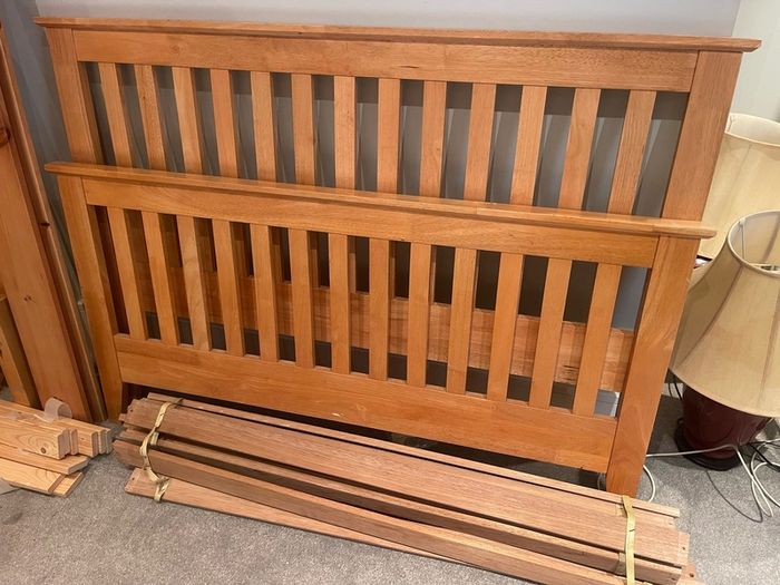 Gorgeous 4Ft 6 Double Wooden Bed Frame - Can Deliver