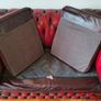 Chesterfield Couch & Chair Image 4