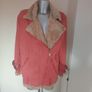 Coral ramones style fur jacket size XXL UK16 EU44 Postage included Image 3