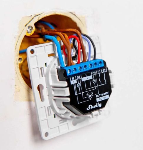2 x Shelly plus 2PM, Power Metering Switch - Wi-Fi-operated smart switch, 2 channels 16A total current