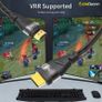 CableDeconn 5M Premium HDMI 2.1 UHD/3D 8K (7680x4320@60Hz) 48Gbps (Nylon Braided/Gold Plated) Cable (Brand New/Warranty) Image 5