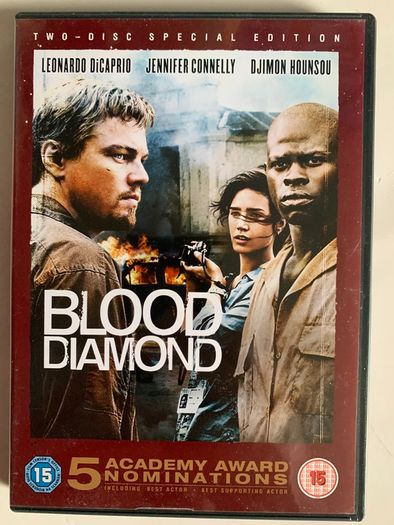 Blood Diamond [2006] Leonardo DiCaprio, Jennifer Connelly & Djimon Hounsou [Movie DVD]