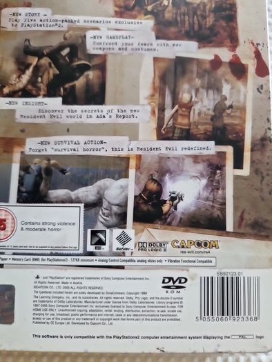 Resident Evil 4 Limited Edition PlayStation2 Ps2 Games Original