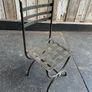Charlie Chaplin resin sculpture figurine in metal chair Image 5