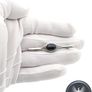 Vintage Whitby Jet 925 Sterling Silver Brooch Image 7