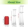 Brand New Hewory Flower Vase Modern Set of 3 Glass Vases, Image 4