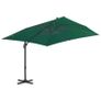 Cantilever Umbrella with Aluminium Pole Green 300x300 cm Image 3