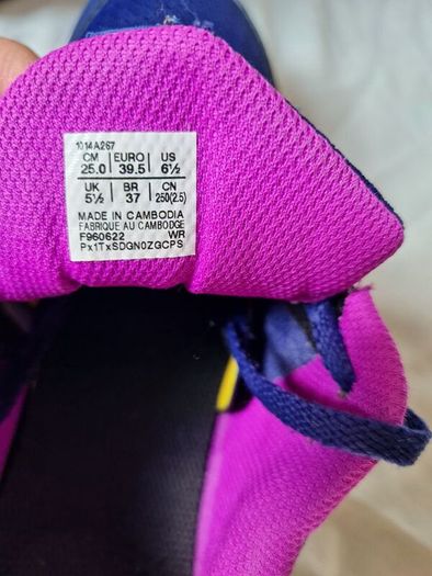 asics patriot 13 Size 5.5 eu 39.5 purple in excellent condition