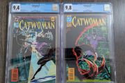Catwoman Issue 7 and 21 CGC 9.8 Graded Comic Books Batman knightfall knightquest Balent DC