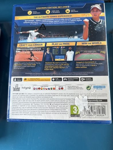 Brand New Sealed PS5 Matchpoint Tennis